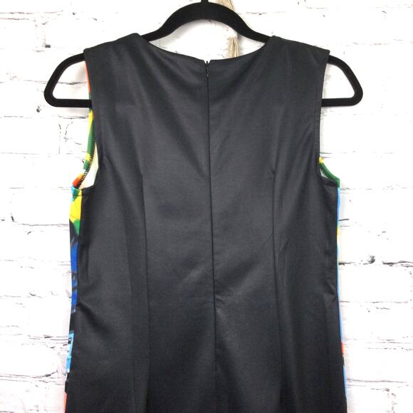 A1 Studios All Over Multicolor City Graphic Bodycon Streetwear Dress Junior XL - Picture 5 of 12